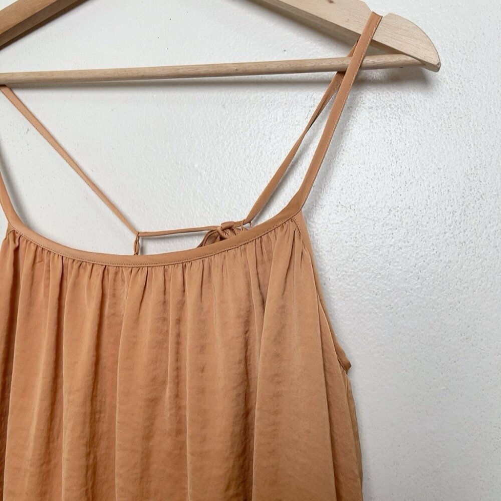 Oak + Fort Womens Medium Orange Slip Dress - Picture 6 of 12